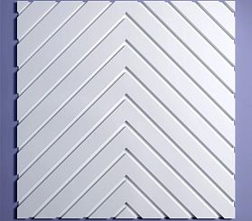 Стеновая панель Bello Deco СП 14 (под покраску) 500 x 500 x 12 мм, 1 м.п.